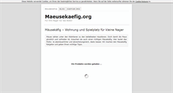 Desktop Screenshot of maeusekaefig.org